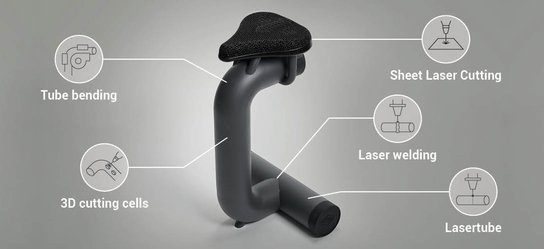 Element meblowy wyprodukowany przy użyciu różnych technologii